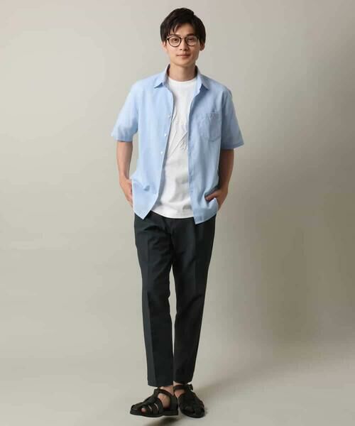 a.v.v / アー・ヴェ・ヴェ シャツ・ブラウス | 【接触冷感/速乾/イージーケア】リネン混半袖シャツ（さらリネシリーズ） | 詳細17