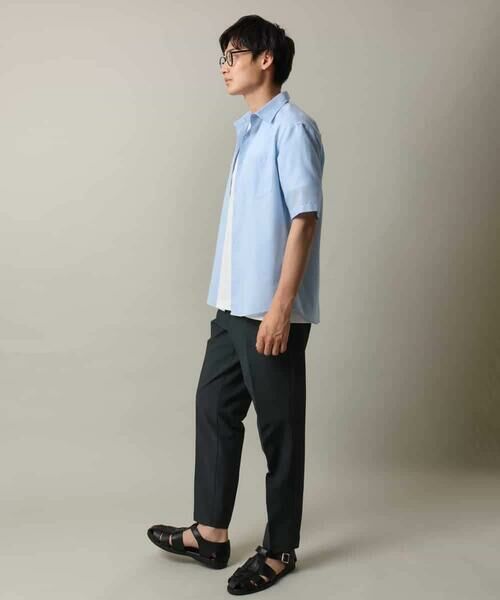 a.v.v / アー・ヴェ・ヴェ シャツ・ブラウス | 【接触冷感/速乾/イージーケア】リネン混半袖シャツ（さらリネシリーズ） | 詳細18