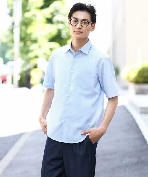 a.v.v / アー・ヴェ・ヴェ シャツ・ブラウス | 【接触冷感/速乾/イージーケア】リネン混半袖シャツ（さらリネシリーズ） | 詳細25