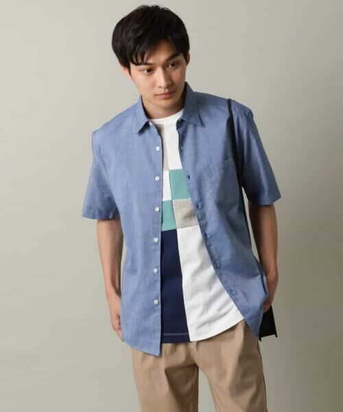 a.v.v / アー・ヴェ・ヴェ シャツ・ブラウス | 【接触冷感/速乾/イージーケア】リネン混半袖シャツ（さらリネシリーズ） | 詳細28