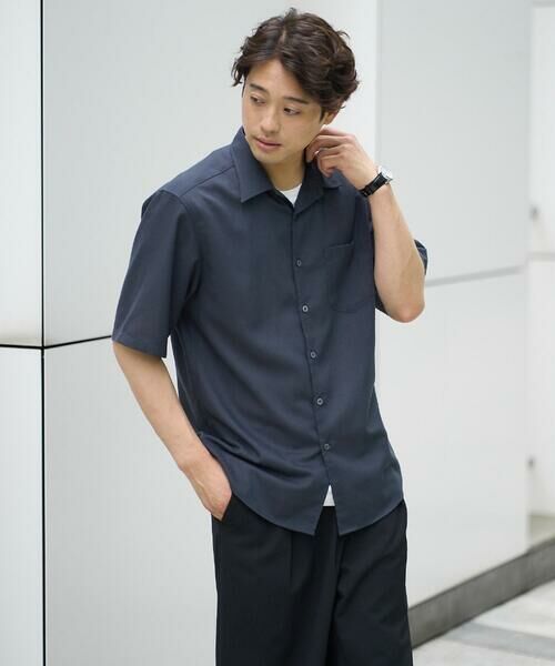 a.v.v / アー・ヴェ・ヴェ シャツ・ブラウス | 【接触冷感/速乾/イージーケア】リネン混半袖シャツ（さらリネシリーズ） | 詳細30