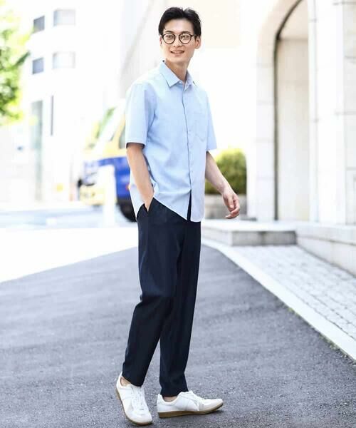 a.v.v / アー・ヴェ・ヴェ シャツ・ブラウス | 【接触冷感/速乾/イージーケア】リネン混半袖シャツ（さらリネシリーズ） | 詳細9