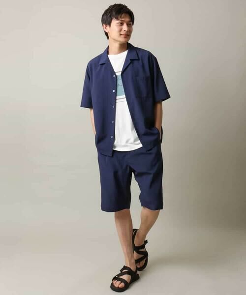 a.v.v / アー・ヴェ・ヴェ シャツ・ブラウス | 【接触冷感/イージーケア/吸水速乾】オープンカラー半袖シャツ（セットアップ可）リライトシリーズ3 | 詳細10