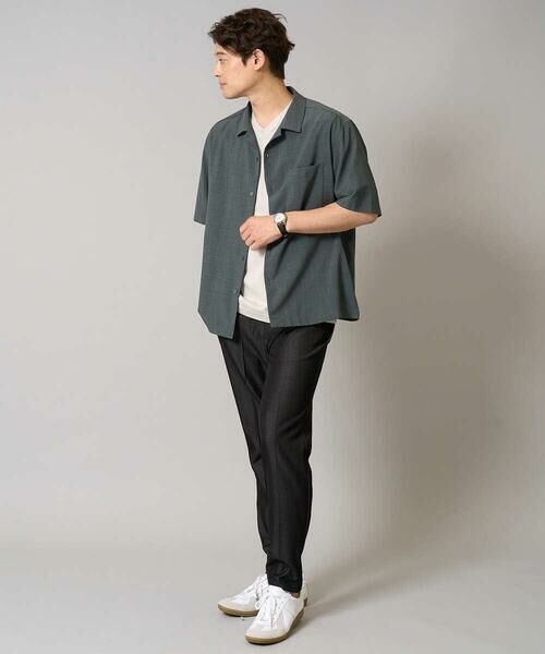 a.v.v / アー・ヴェ・ヴェ シャツ・ブラウス | 【接触冷感/イージーケア/吸水速乾】オープンカラー半袖シャツ（セットアップ可）リライトシリーズ3 | 詳細11