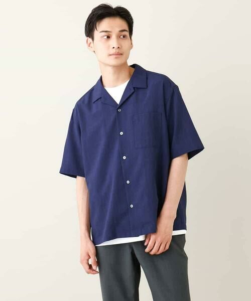 a.v.v / アー・ヴェ・ヴェ シャツ・ブラウス | 【接触冷感/イージーケア/吸水速乾】オープンカラー半袖シャツ（セットアップ可）リライトシリーズ3 | 詳細16