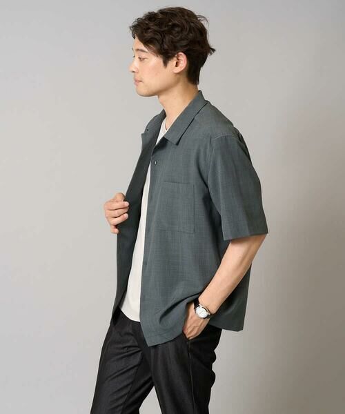 a.v.v / アー・ヴェ・ヴェ シャツ・ブラウス | 【接触冷感/イージーケア/吸水速乾】オープンカラー半袖シャツ（セットアップ可）リライトシリーズ3 | 詳細17