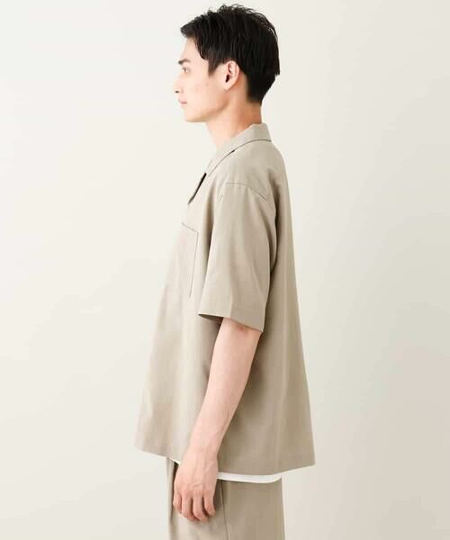 a.v.v / アー・ヴェ・ヴェ シャツ・ブラウス | 【接触冷感/イージーケア/吸水速乾】オープンカラー半袖シャツ（セットアップ可）リライトシリーズ3 | 詳細20
