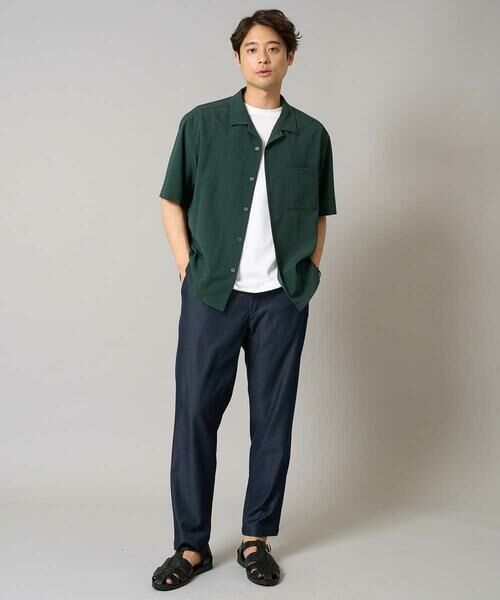 a.v.v / アー・ヴェ・ヴェ シャツ・ブラウス | 【接触冷感/イージーケア/吸水速乾】オープンカラー半袖シャツ（セットアップ可）リライトシリーズ3 | 詳細5