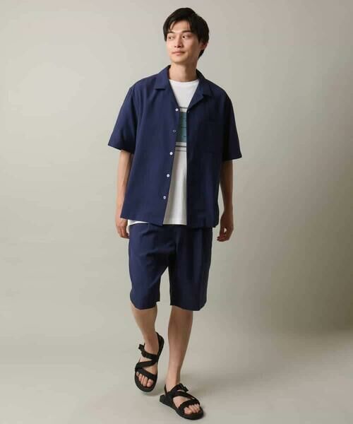 a.v.v / アー・ヴェ・ヴェ シャツ・ブラウス | 【接触冷感/イージーケア/吸水速乾】オープンカラー半袖シャツ（セットアップ可）リライトシリーズ3 | 詳細7