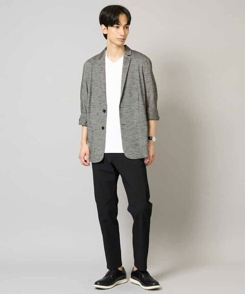 a.v.v / アー・ヴェ・ヴェ テーラードジャケット | 【イージーケア/速乾/接触冷感】スラブメランジサマージャケット【スマートシリーズ】 | 詳細11