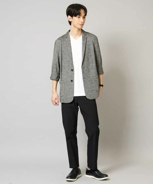 a.v.v / アー・ヴェ・ヴェ テーラードジャケット | 【イージーケア/速乾/接触冷感】スラブメランジサマージャケット【スマートシリーズ】 | 詳細12