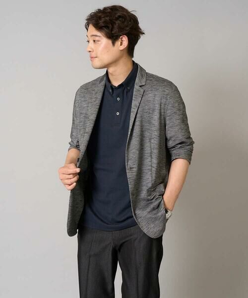 a.v.v / アー・ヴェ・ヴェ テーラードジャケット | 【イージーケア/速乾/接触冷感】スラブメランジサマージャケット【スマートシリーズ】 | 詳細15