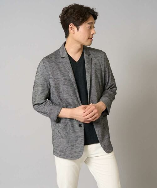 a.v.v / アー・ヴェ・ヴェ テーラードジャケット | 【イージーケア/速乾/接触冷感】スラブメランジサマージャケット【スマートシリーズ】 | 詳細16