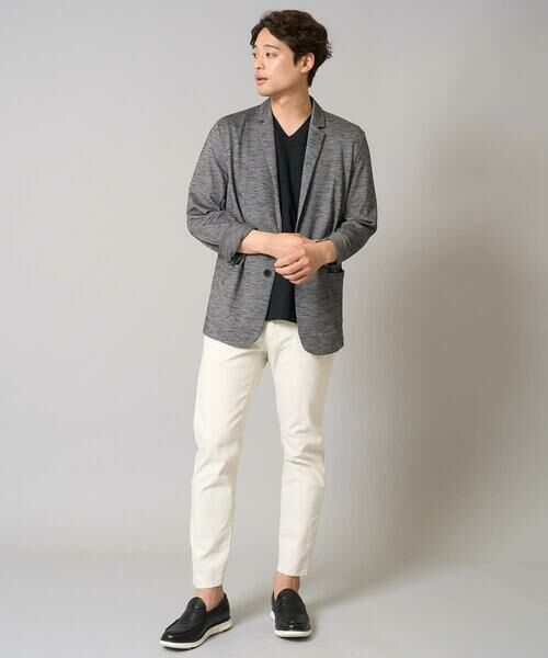a.v.v / アー・ヴェ・ヴェ テーラードジャケット | 【イージーケア/速乾/接触冷感】スラブメランジサマージャケット【スマートシリーズ】 | 詳細6