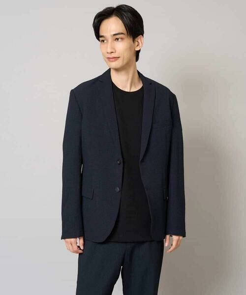 a.v.v / アー・ヴェ・ヴェ テーラードジャケット | 【イージーケア/吸水速乾/毛玉になりにくい】シアサッカーシェイプジャケット | 詳細11