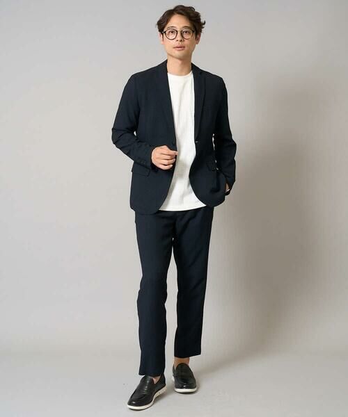 a.v.v / アー・ヴェ・ヴェ テーラードジャケット | 【イージーケア/吸水速乾/毛玉になりにくい】シアサッカーシェイプジャケット | 詳細17