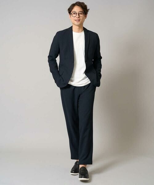 a.v.v / アー・ヴェ・ヴェ テーラードジャケット | 【イージーケア/吸水速乾/毛玉になりにくい】シアサッカーシェイプジャケット | 詳細18