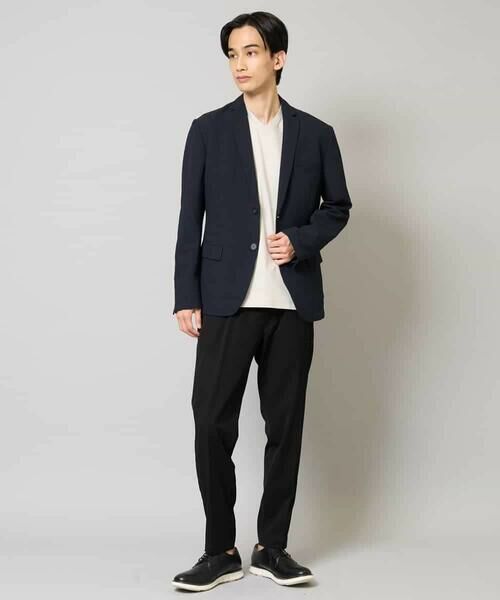 a.v.v / アー・ヴェ・ヴェ テーラードジャケット | 【イージーケア/吸水速乾/毛玉になりにくい】シアサッカーシェイプジャケット | 詳細2