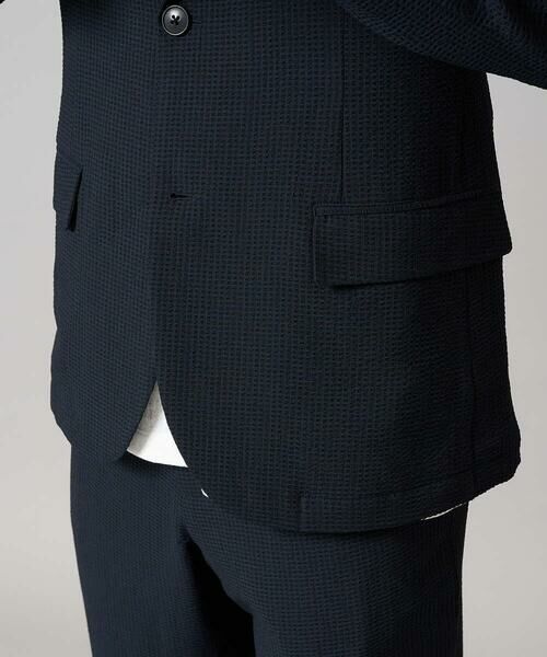 a.v.v / アー・ヴェ・ヴェ テーラードジャケット | 【イージーケア/吸水速乾/毛玉になりにくい】シアサッカーシェイプジャケット | 詳細25