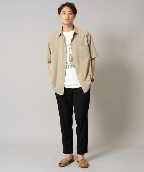 a.v.v / アー・ヴェ・ヴェ カットソー | 【接触冷感】イラストレーターコラボプリンワイドシルエットカットソー【uca U】 | 詳細4