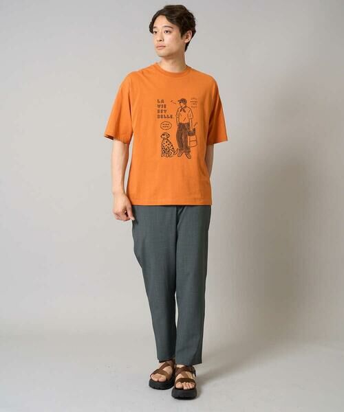 a.v.v / アー・ヴェ・ヴェ カットソー | 【接触冷感】イラストレーターコラボプリンワイドシルエットカットソー【uca U】 | 詳細7