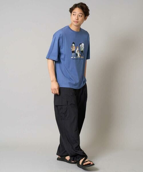 a.v.v / アー・ヴェ・ヴェ カットソー | 【接触冷感】イラストレーターコラボプリンワイドシルエットカットソー【mitaina pro】 | 詳細1