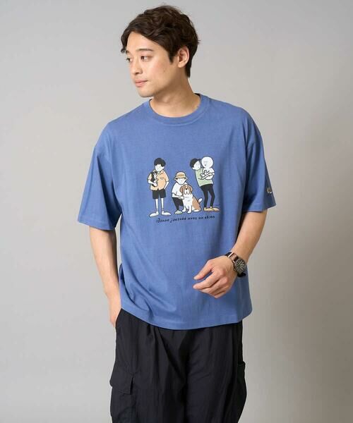 a.v.v / アー・ヴェ・ヴェ カットソー | 【接触冷感】イラストレーターコラボプリンワイドシルエットカットソー【mitaina pro】 | 詳細11