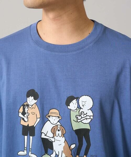 a.v.v / アー・ヴェ・ヴェ カットソー | 【接触冷感】イラストレーターコラボプリンワイドシルエットカットソー【mitaina pro】 | 詳細14