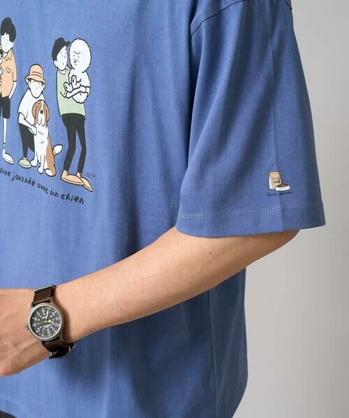 a.v.v / アー・ヴェ・ヴェ カットソー | 【接触冷感】イラストレーターコラボプリンワイドシルエットカットソー【mitaina pro】 | 詳細15