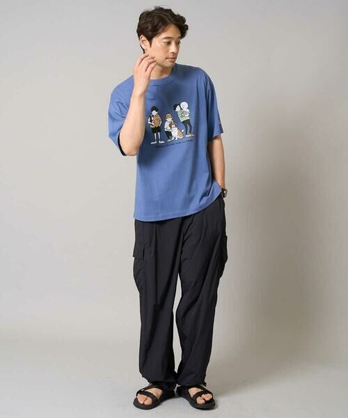 a.v.v / アー・ヴェ・ヴェ カットソー | 【接触冷感】イラストレーターコラボプリンワイドシルエットカットソー【mitaina pro】 | 詳細2