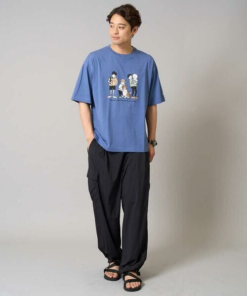 a.v.v / アー・ヴェ・ヴェ カットソー | 【接触冷感】イラストレーターコラボプリンワイドシルエットカットソー【mitaina pro】 | 詳細3