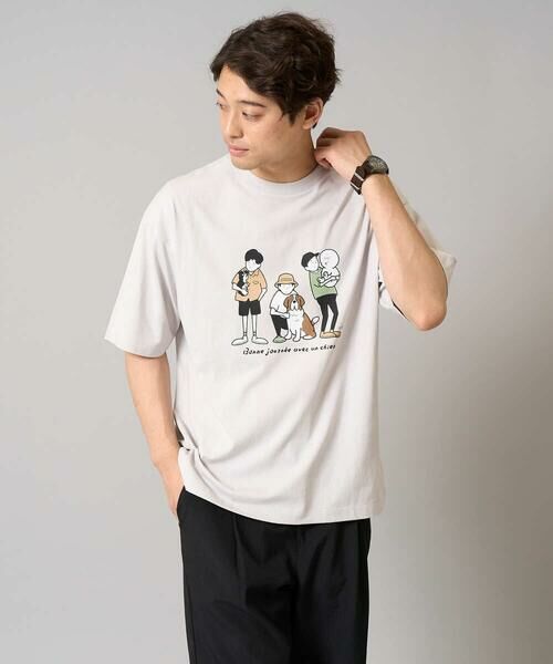 a.v.v / アー・ヴェ・ヴェ カットソー | 【接触冷感】イラストレーターコラボプリンワイドシルエットカットソー【mitaina pro】 | 詳細7