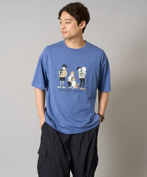 a.v.v / アー・ヴェ・ヴェ カットソー | 【接触冷感】イラストレーターコラボプリンワイドシルエットカットソー【mitaina pro】 | 詳細9