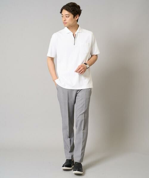 a.v.v / アー・ヴェ・ヴェ カットソー | 【接触冷感/ＵＶカット】シルケットスムースポロシャツ | 詳細1