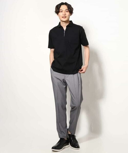 a.v.v / アー・ヴェ・ヴェ カットソー | 【接触冷感/ＵＶカット】シルケットスムースポロシャツ | 詳細11