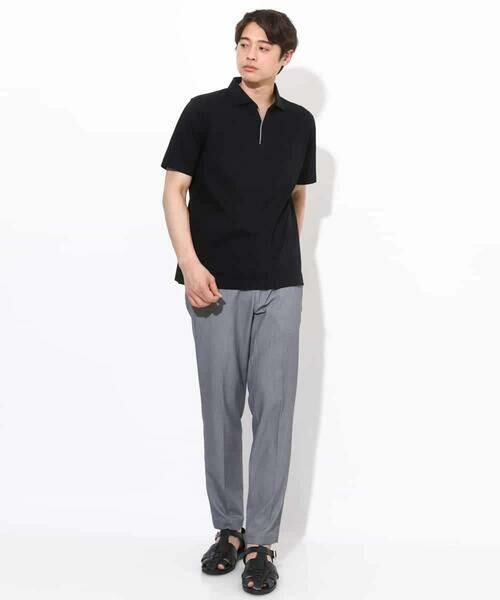 a.v.v / アー・ヴェ・ヴェ カットソー | 【接触冷感/ＵＶカット】シルケットスムースポロシャツ | 詳細13