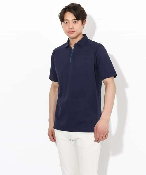 a.v.v / アー・ヴェ・ヴェ カットソー | 【接触冷感/ＵＶカット】シルケットスムースポロシャツ | 詳細17