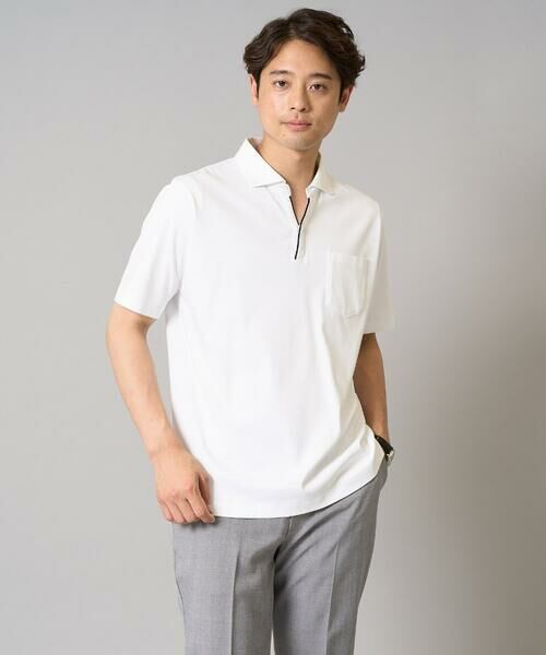 a.v.v / アー・ヴェ・ヴェ カットソー | 【接触冷感/ＵＶカット】シルケットスムースポロシャツ | 詳細18