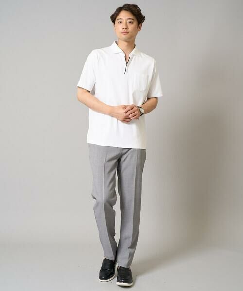 a.v.v / アー・ヴェ・ヴェ カットソー | 【接触冷感/ＵＶカット】シルケットスムースポロシャツ | 詳細2