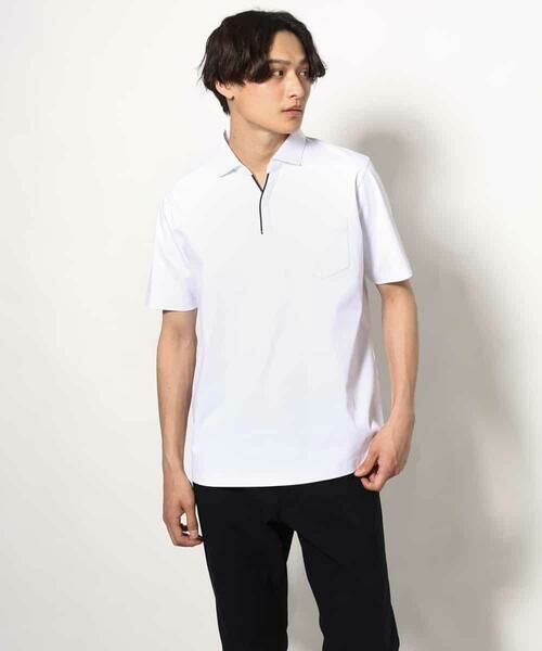 a.v.v / アー・ヴェ・ヴェ カットソー | 【接触冷感/ＵＶカット】シルケットスムースポロシャツ | 詳細20