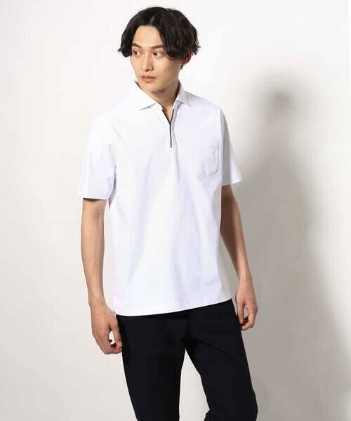 a.v.v / アー・ヴェ・ヴェ カットソー | 【接触冷感/ＵＶカット】シルケットスムースポロシャツ | 詳細22