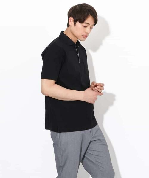 a.v.v / アー・ヴェ・ヴェ カットソー | 【接触冷感/ＵＶカット】シルケットスムースポロシャツ | 詳細25
