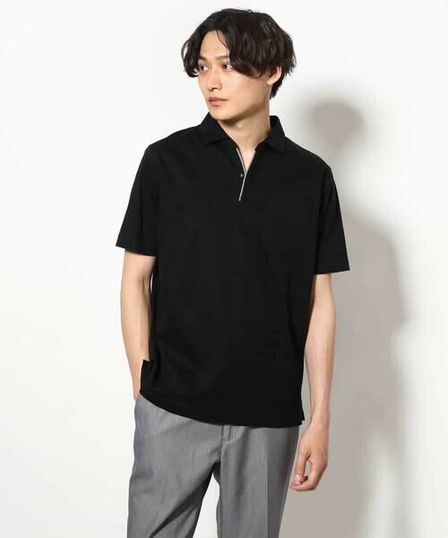 a.v.v / アー・ヴェ・ヴェ カットソー | 【接触冷感/ＵＶカット】シルケットスムースポロシャツ | 詳細26