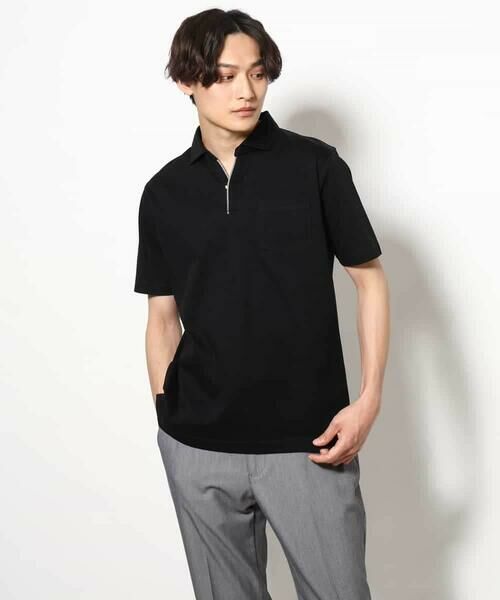a.v.v / アー・ヴェ・ヴェ カットソー | 【接触冷感/ＵＶカット】シルケットスムースポロシャツ | 詳細28