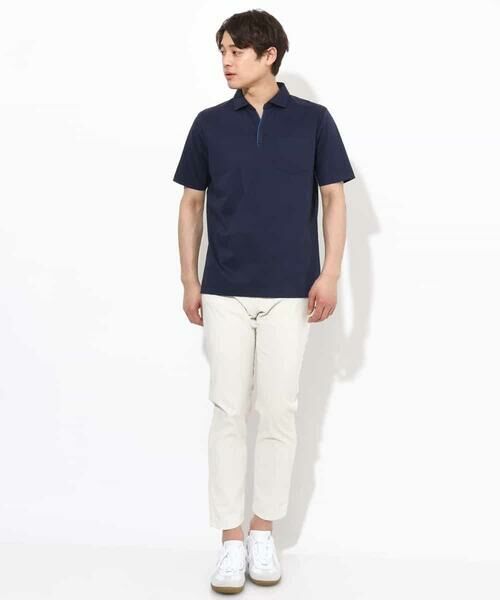 a.v.v / アー・ヴェ・ヴェ カットソー | 【接触冷感/ＵＶカット】シルケットスムースポロシャツ | 詳細8