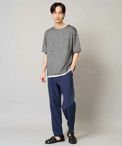 a.v.v / アー・ヴェ・ヴェ カットソー | 【イージーケア/速乾/接触冷感] スラブメランジフェイクレイヤードカットソー | 詳細10