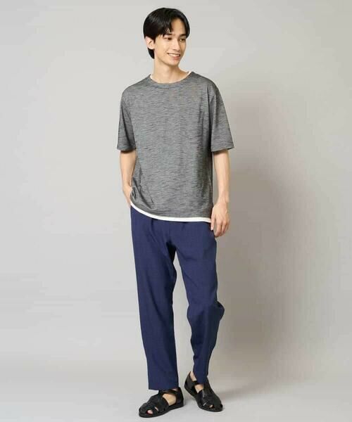 a.v.v / アー・ヴェ・ヴェ カットソー | 【イージーケア/速乾/接触冷感] スラブメランジフェイクレイヤードカットソー | 詳細12