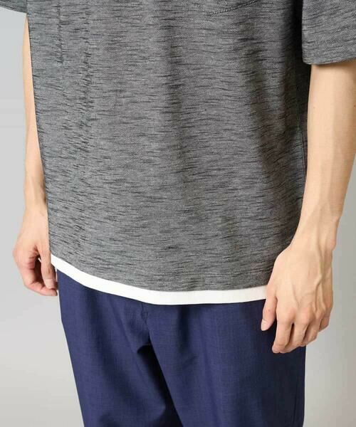a.v.v / アー・ヴェ・ヴェ カットソー | 【イージーケア/速乾/接触冷感] スラブメランジフェイクレイヤードカットソー | 詳細25
