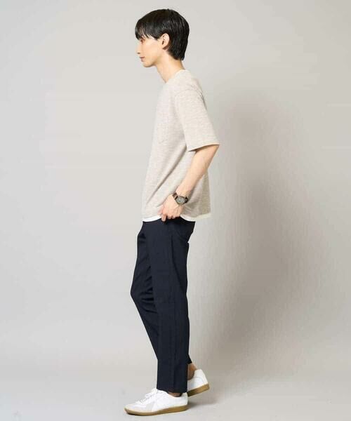 a.v.v / アー・ヴェ・ヴェ カットソー | 【イージーケア/速乾/接触冷感] スラブメランジフェイクレイヤードカットソー | 詳細9