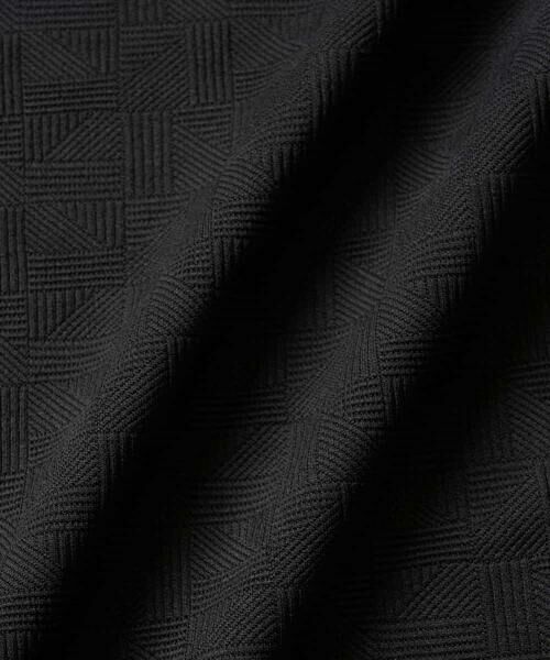 a.v.v / アー・ヴェ・ヴェ カットソー | 【接触冷感/イージーケア】キカジャカードクルーネックカットソー 通勤　ビジネス　ジャケット | 詳細1